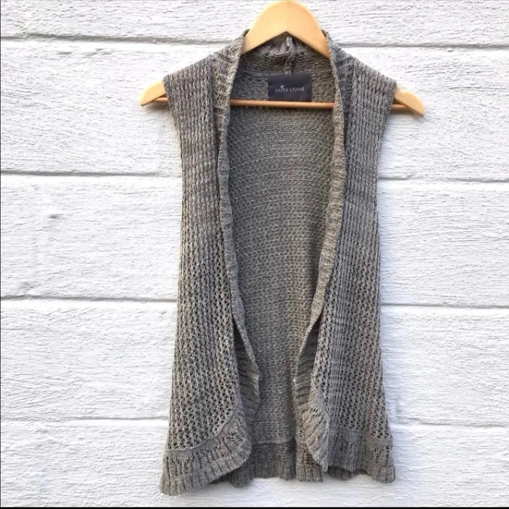 Crochet Vest Paper Crane Small